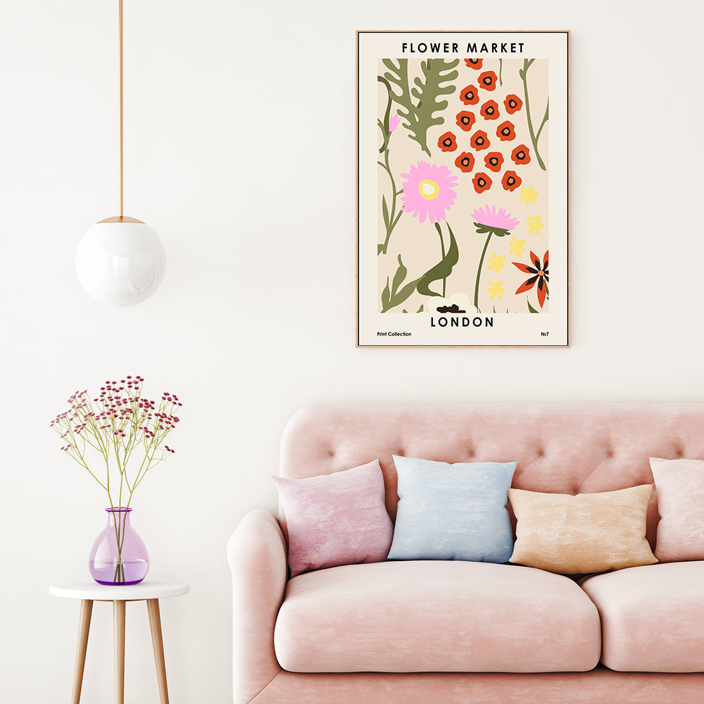 wall-art-print-canvas-poster-framed-London Flower Market-GIOIA-WALL-ART