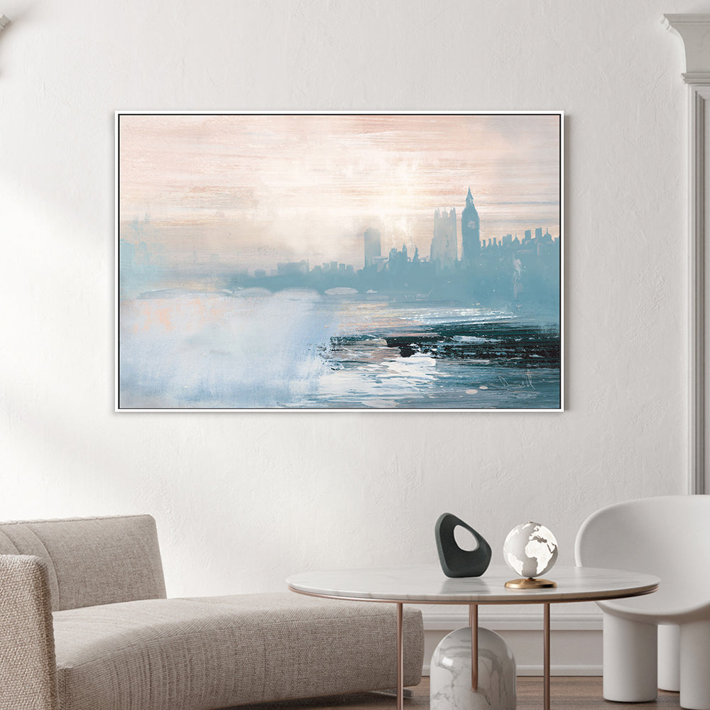 wall-art-print-canvas-poster-framed-London View-by-Dan Hobday-Gioia Wall Art