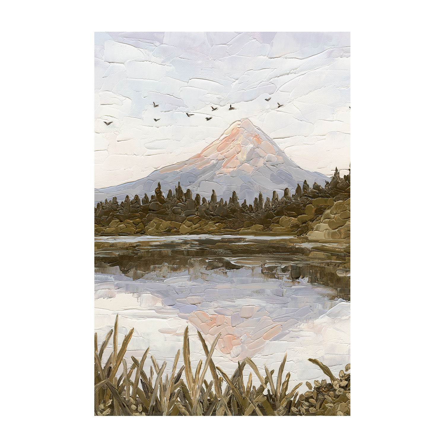 wall-art-print-canvas-poster-framed-Lonely Mountain , By Hannah Weisner-1