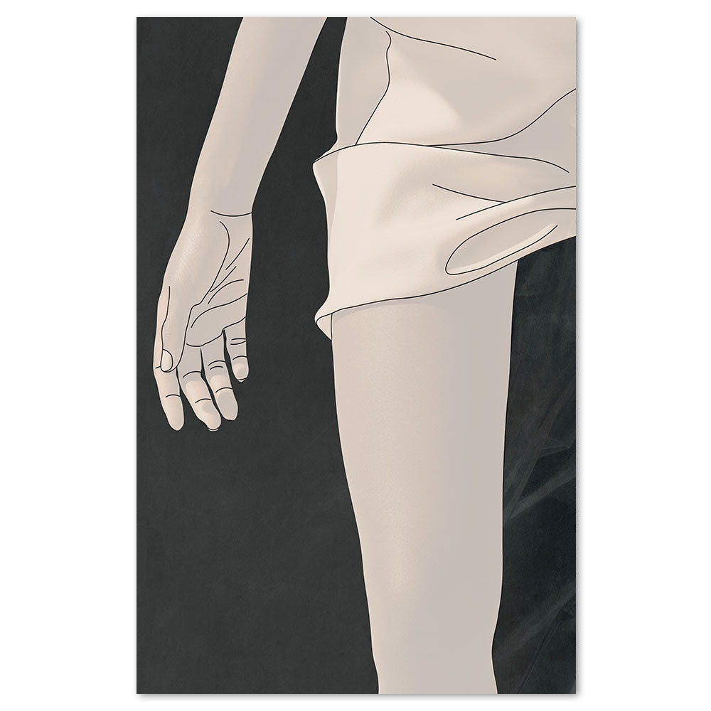 wall-art-print-canvas-poster-framed-Long Legs-by-Roberto Moro Art-Gioia Wall Art