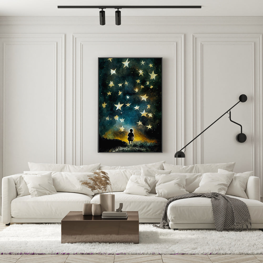 wall-art-print-canvas-poster-framed-Look To The Stars , By Treechild-GIOIA-WALL-ART