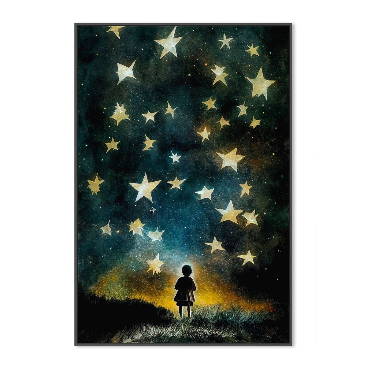 wall-art-print-canvas-poster-framed-Look To The Stars , By Treechild-GIOIA-WALL-ART
