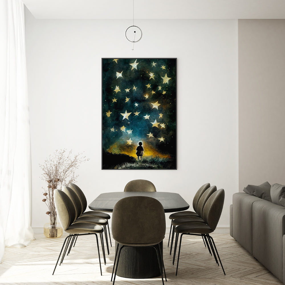 wall-art-print-canvas-poster-framed-Look To The Stars , By Treechild-GIOIA-WALL-ART