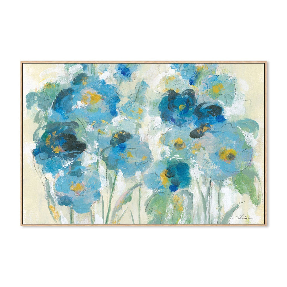 wall-art-print-canvas-poster-framed-Loose Bouquet-by-Silvia Vassileva-Gioia Wall Art