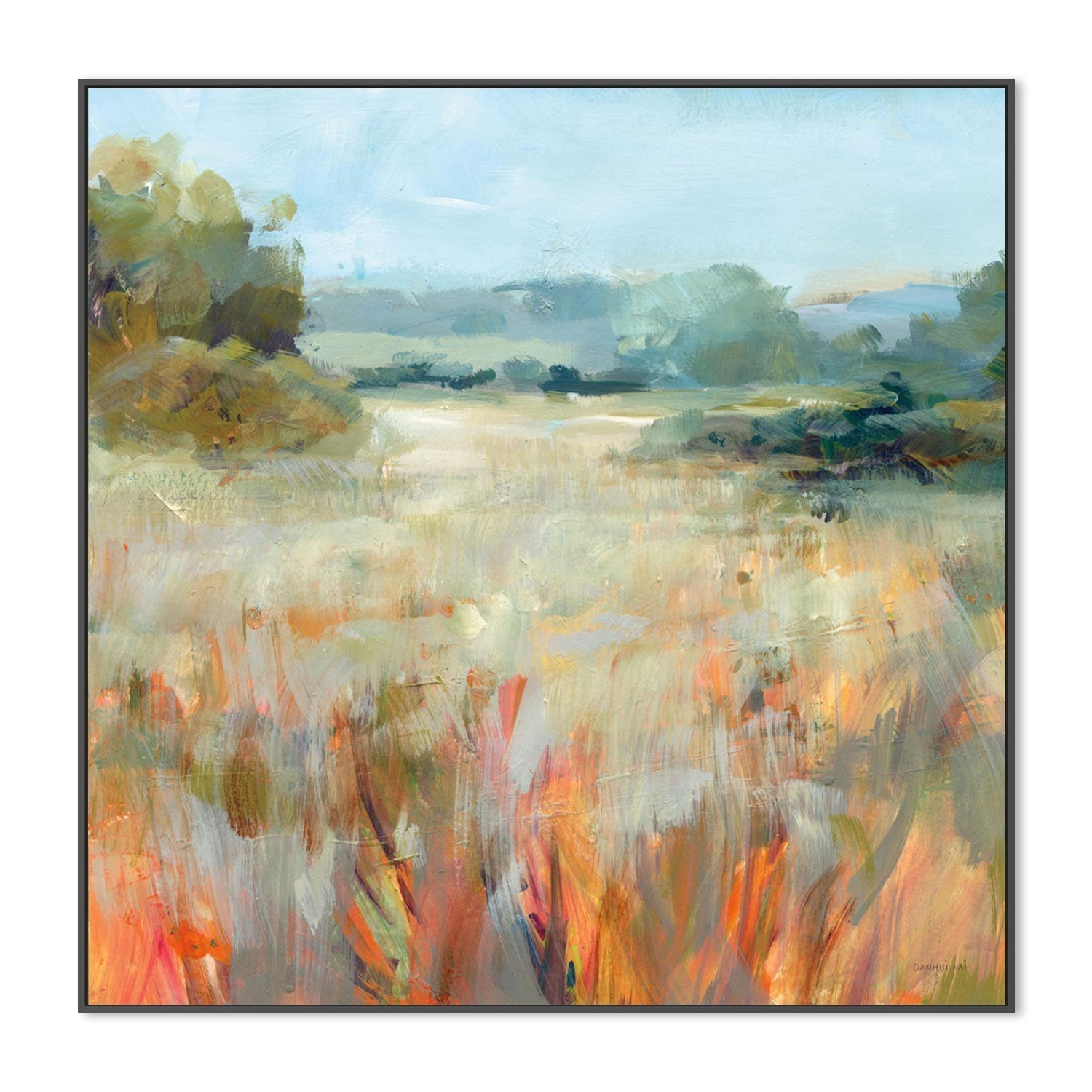 wall-art-print-canvas-poster-framed-Lost in the Grasses-by-Danhui Nai-Gioia Wall Art