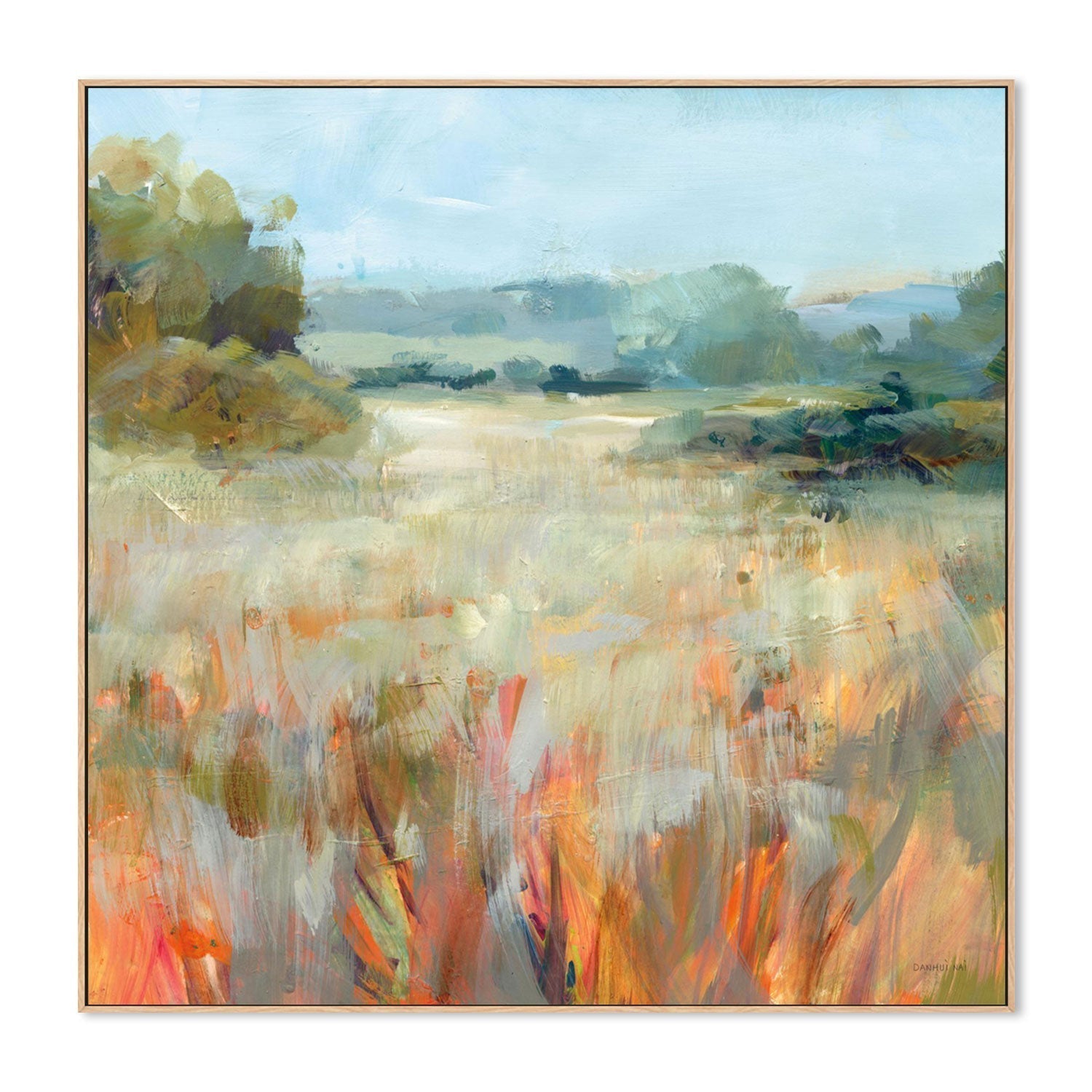 wall-art-print-canvas-poster-framed-Lost in the Grasses-by-Danhui Nai-Gioia Wall Art