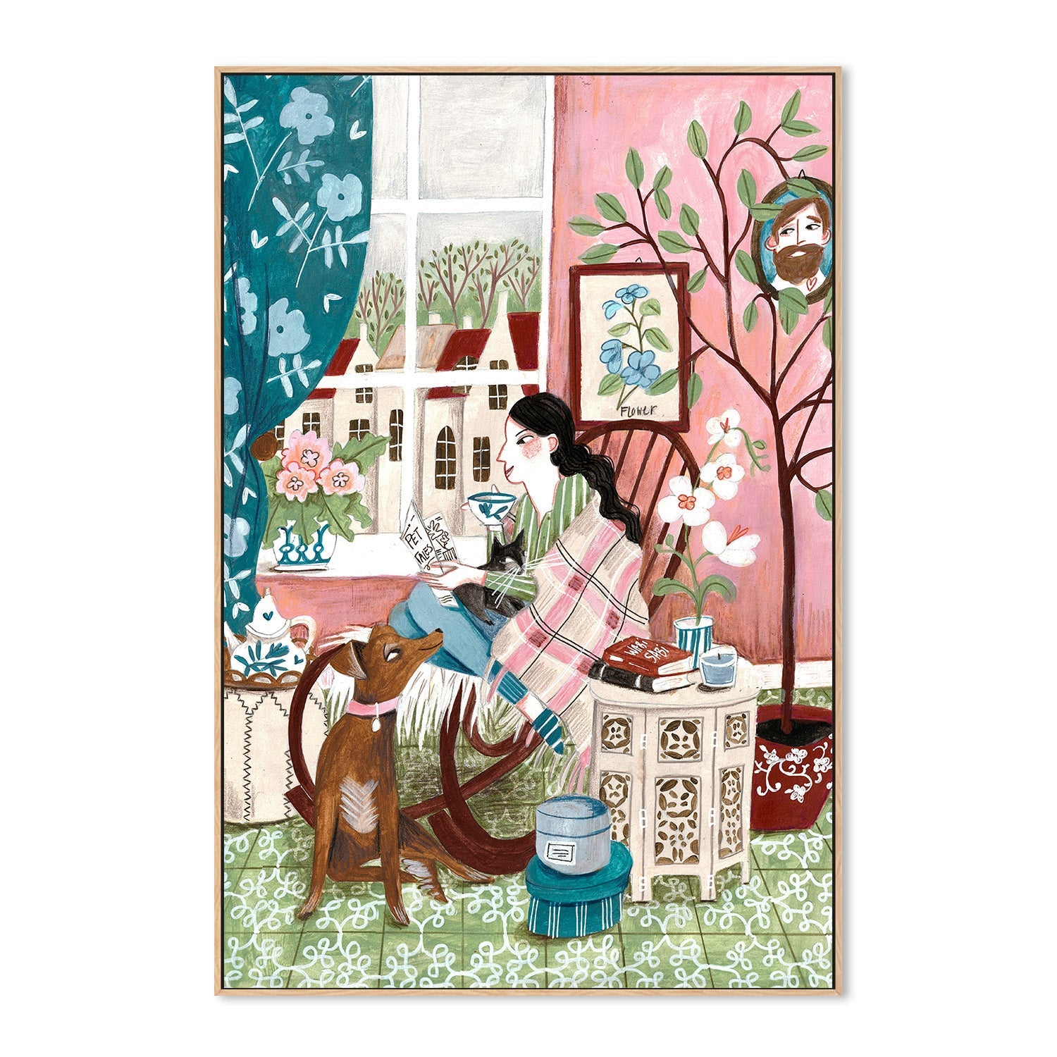 wall-art-print-canvas-poster-framed-Love of reading-4
