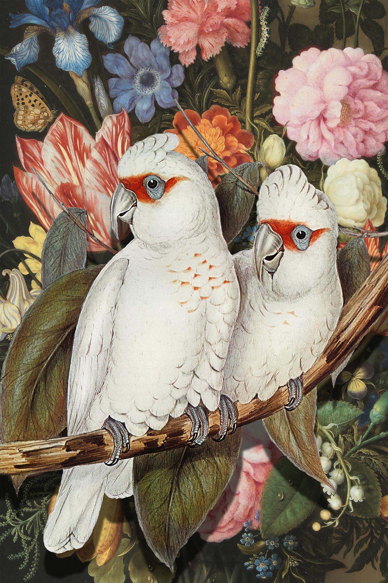 wall-art-print-canvas-poster-framed-Lovebirds-1