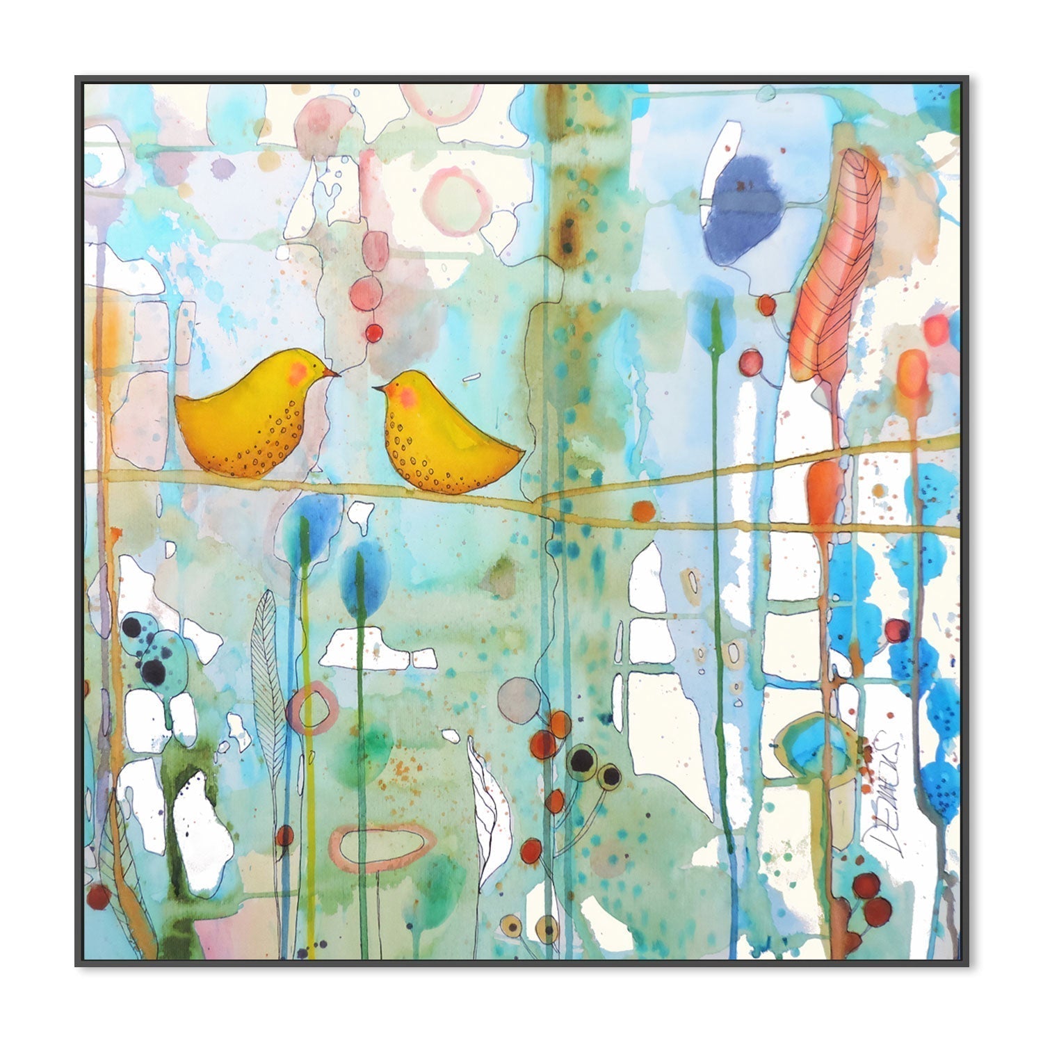 wall-art-print-canvas-poster-framed-Lovers , By Sylvie Demers-GIOIA-WALL-ART