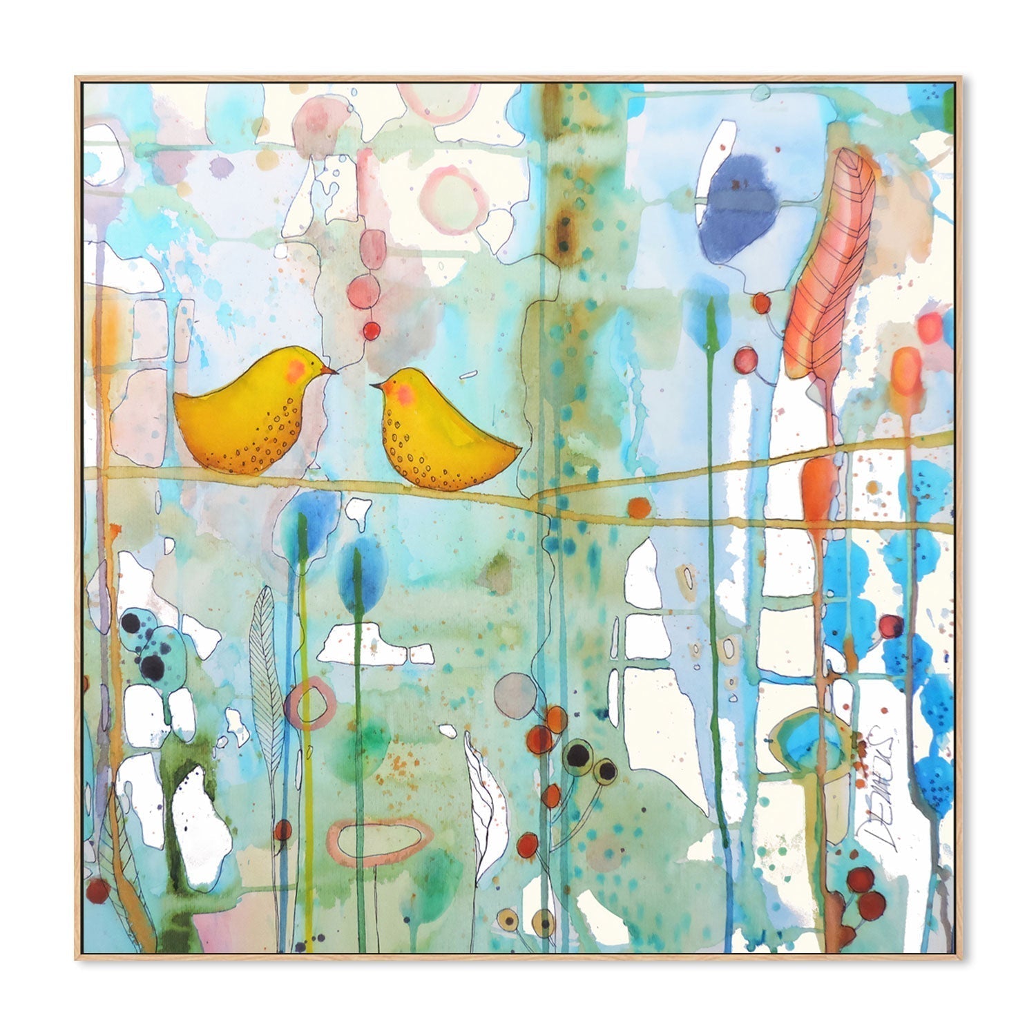 wall-art-print-canvas-poster-framed-Lovers , By Sylvie Demers-GIOIA-WALL-ART