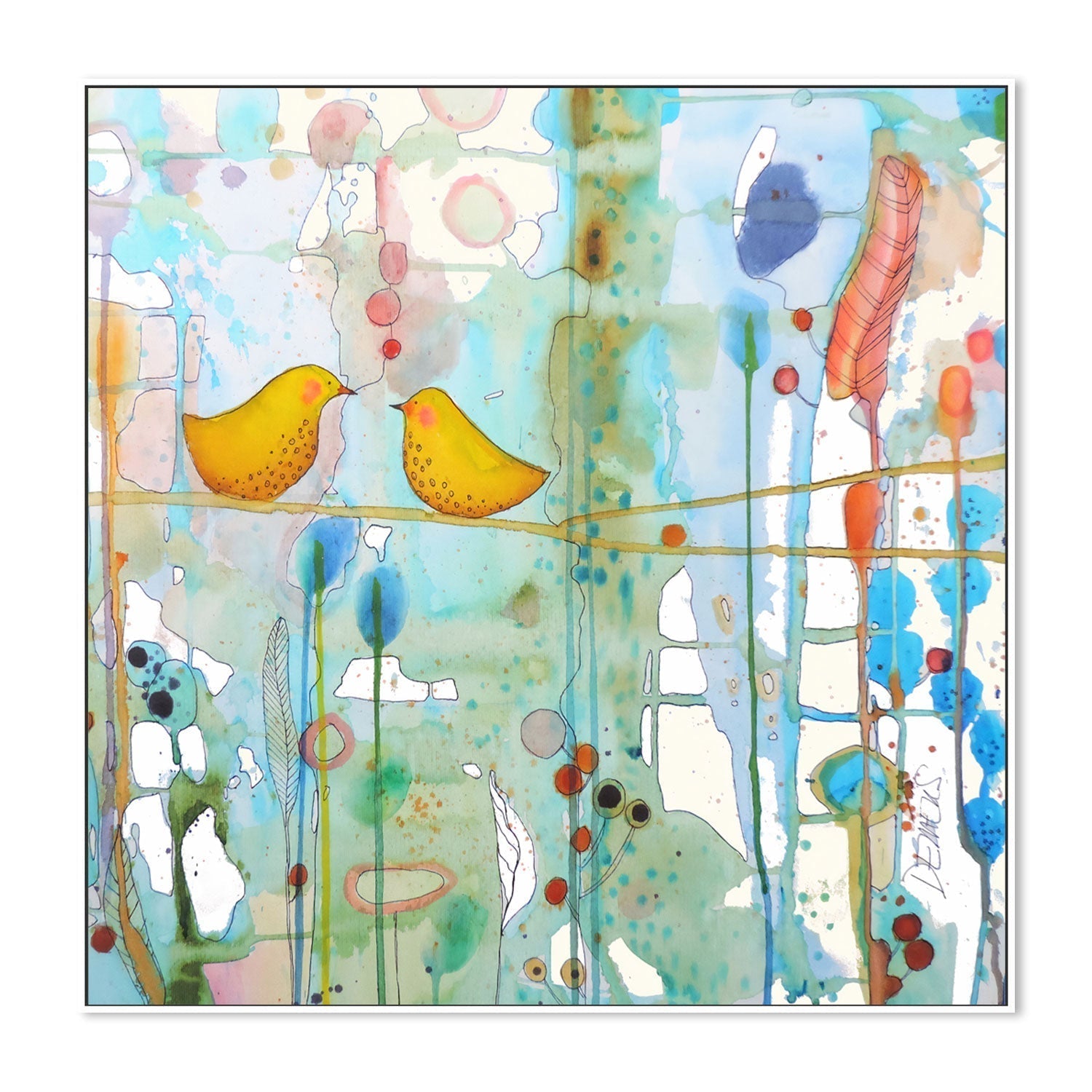 wall-art-print-canvas-poster-framed-Lovers , By Sylvie Demers-GIOIA-WALL-ART