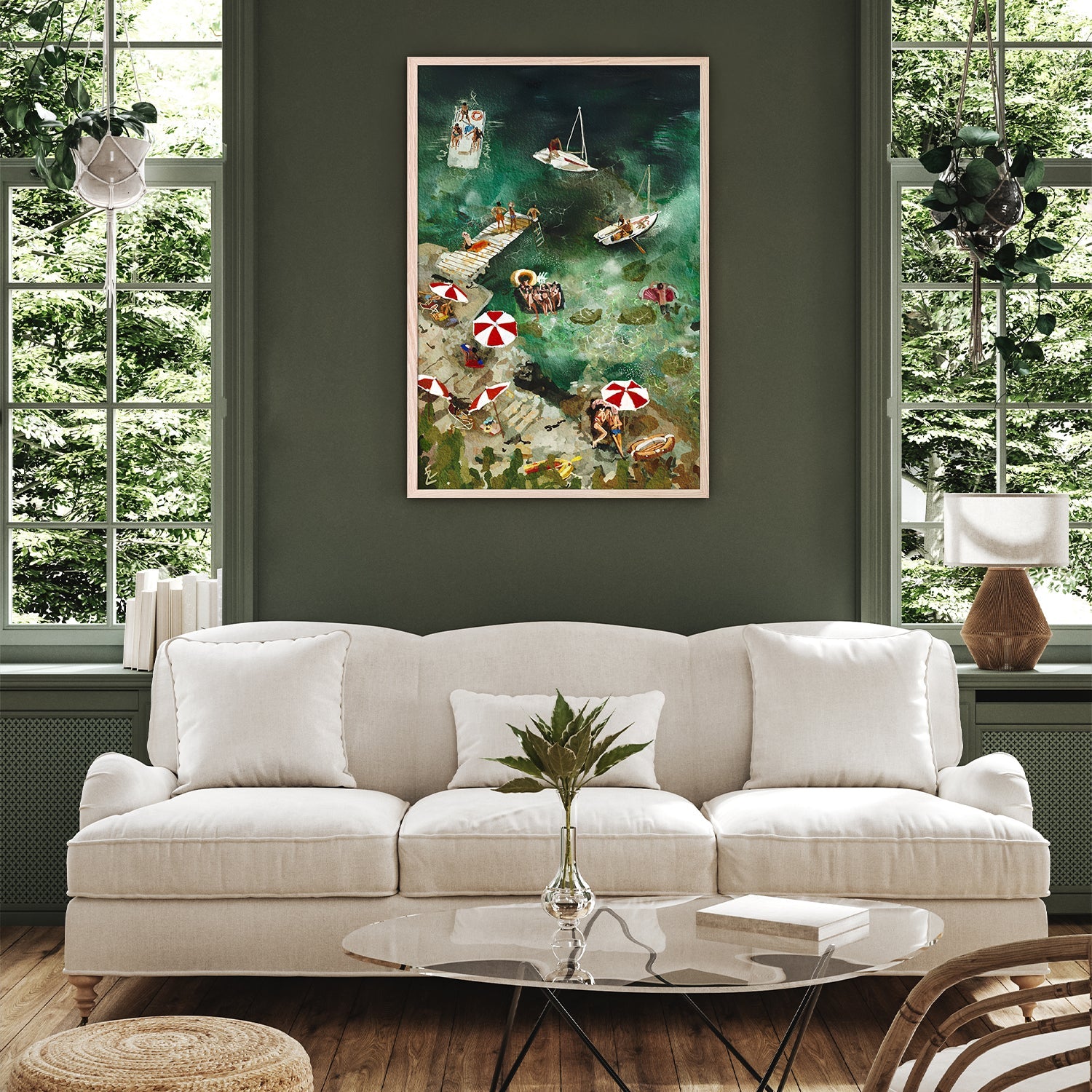 wall-art-print-canvas-poster-framed-Lovers on the beach-8