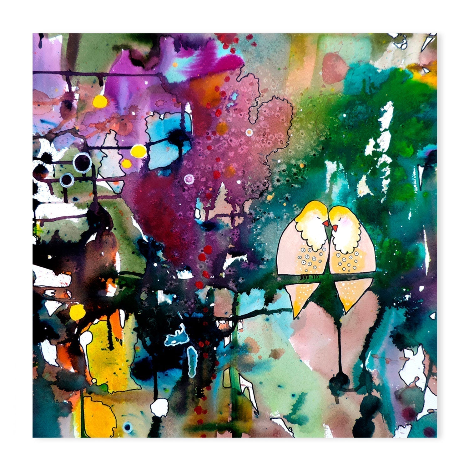 wall-art-print-canvas-poster-framed-Lovers Trance-by-Sylvie Demers-Gioia Wall Art