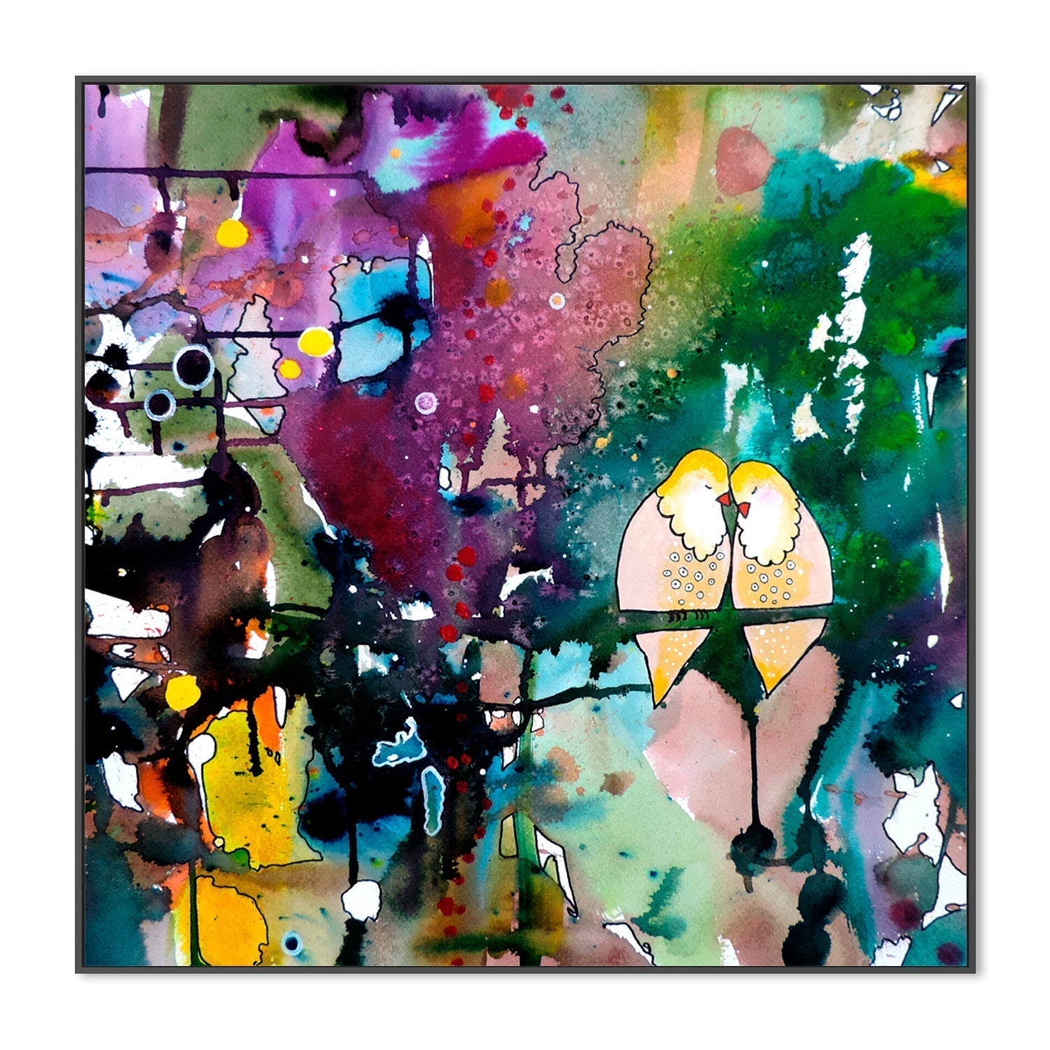 wall-art-print-canvas-poster-framed-Lovers Trance-by-Sylvie Demers-Gioia Wall Art