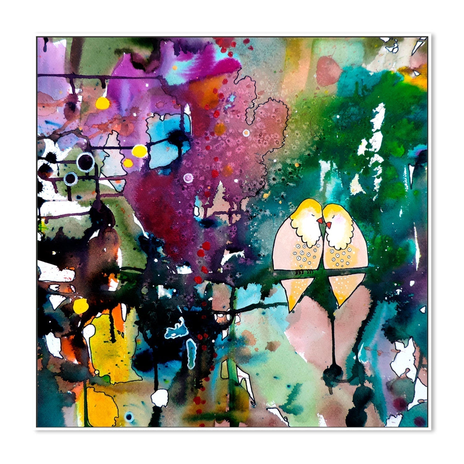 wall-art-print-canvas-poster-framed-Lovers Trance-by-Sylvie Demers-Gioia Wall Art