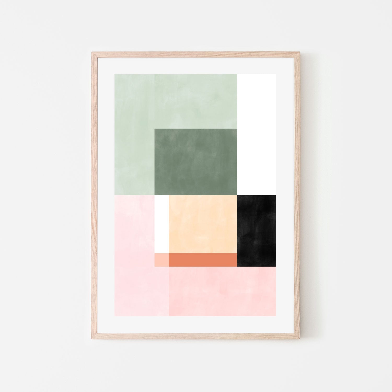 wall-art-print-canvas-poster-framed-Luuminous Geometry, Style B , By Elena Ristova-GIOIA-WALL-ART