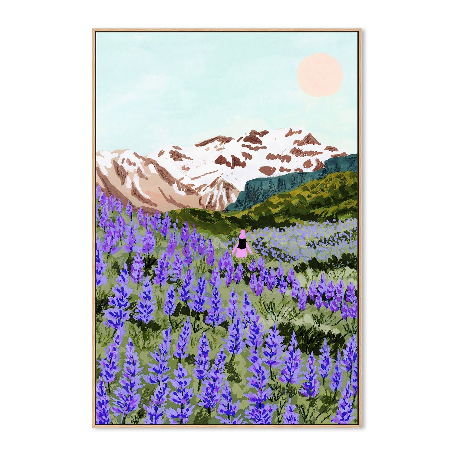 wall-art-print-canvas-poster-framed-Lupine-4