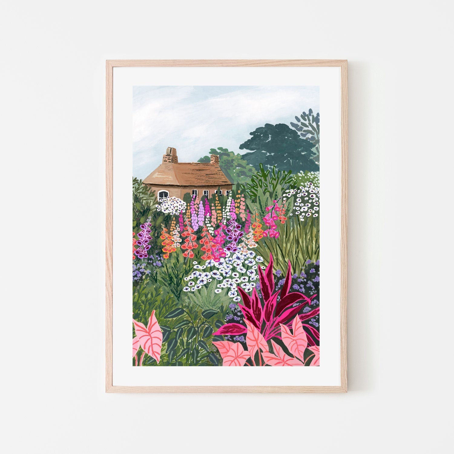 wall-art-print-canvas-poster-framed-Lush Garden-6
