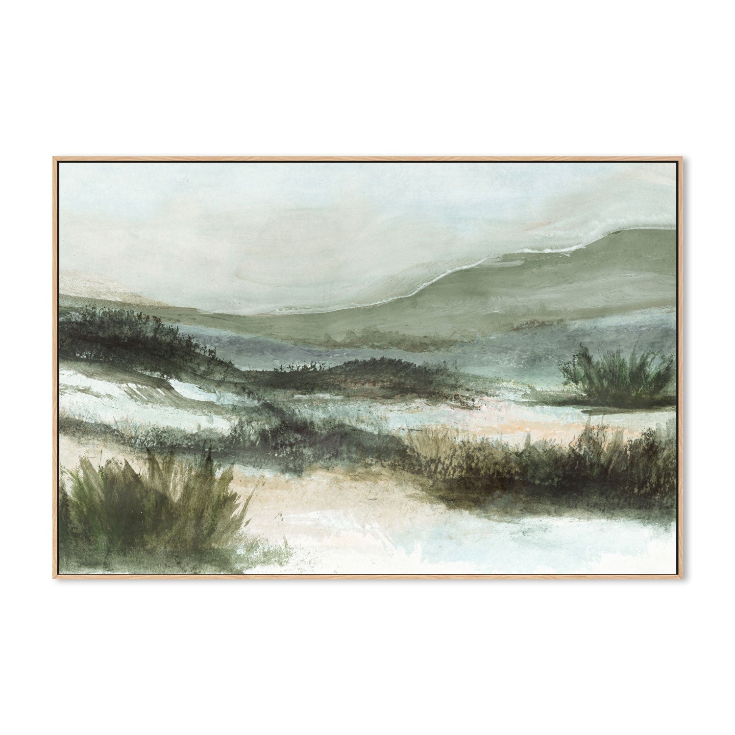 wall-art-print-canvas-poster-framed-Lush Landscape, Style A , By Nina Blue-4