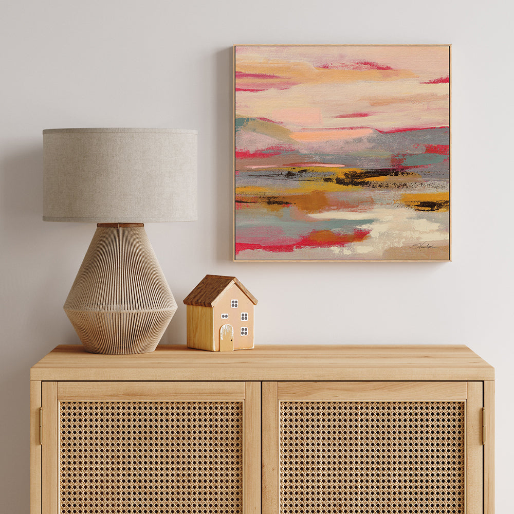 wall-art-print-canvas-poster-framed-Magenta Hill, Style A , By Silvia Vassileva-GIOIA-WALL-ART