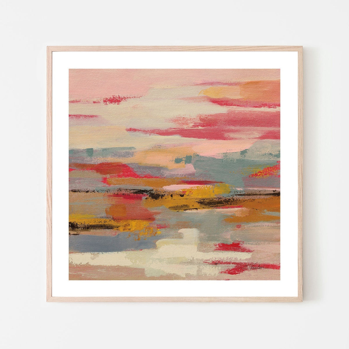 wall-art-print-canvas-poster-framed-Magenta Hill, Style B , By Silvia Vassileva-GIOIA-WALL-ART