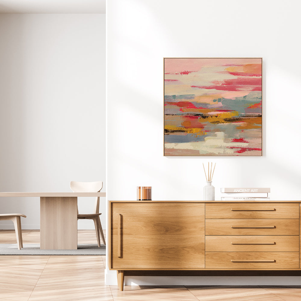 wall-art-print-canvas-poster-framed-Magenta Hill, Style B , By Silvia Vassileva-GIOIA-WALL-ART