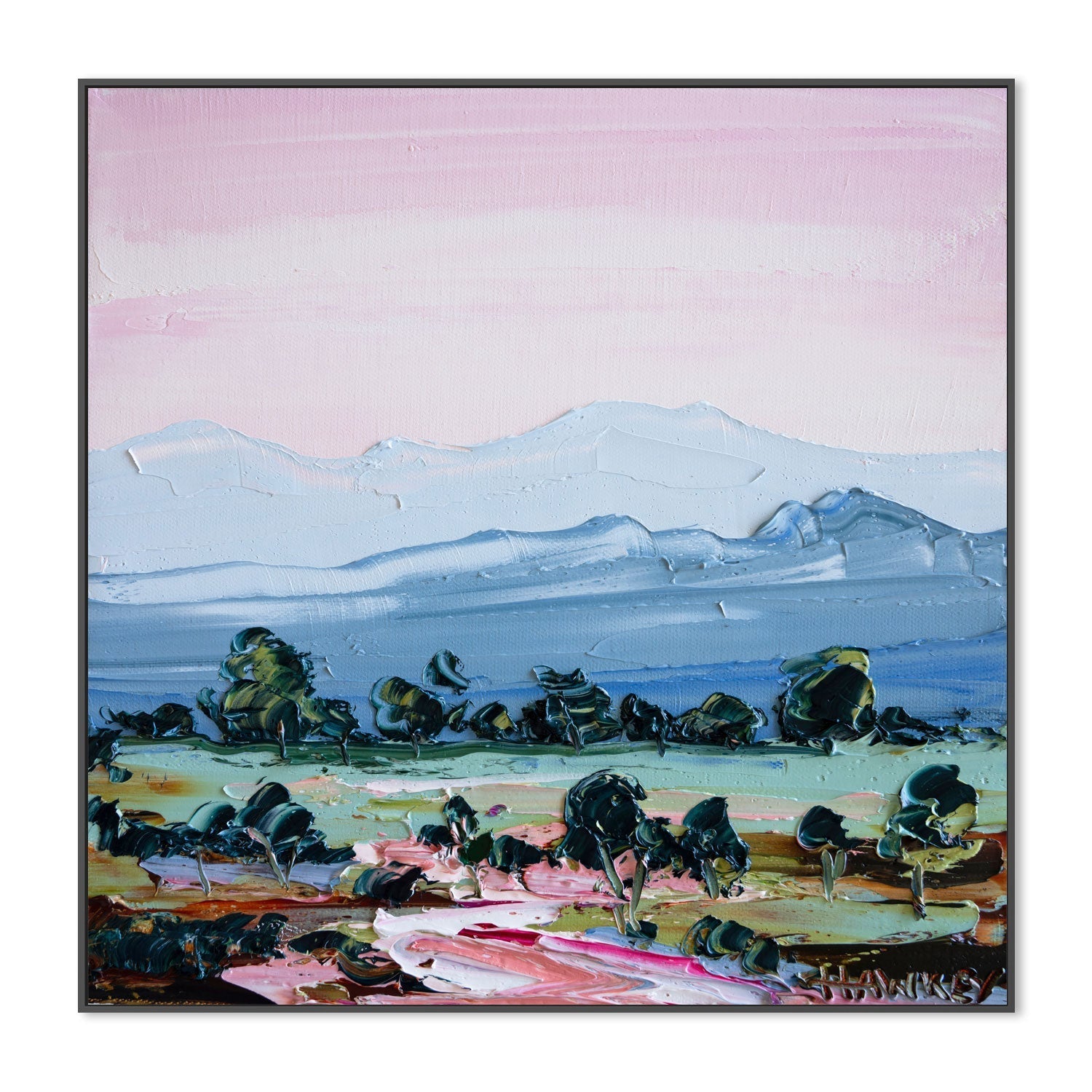 wall-art-print-canvas-poster-framed-Magenta River, Style B , By Angela Hawkey-3