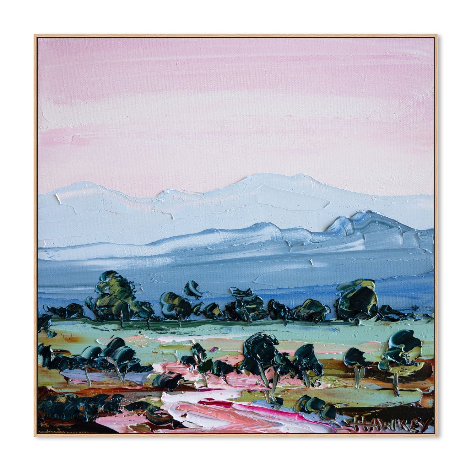 wall-art-print-canvas-poster-framed-Magenta River, Style B , By Angela Hawkey-4