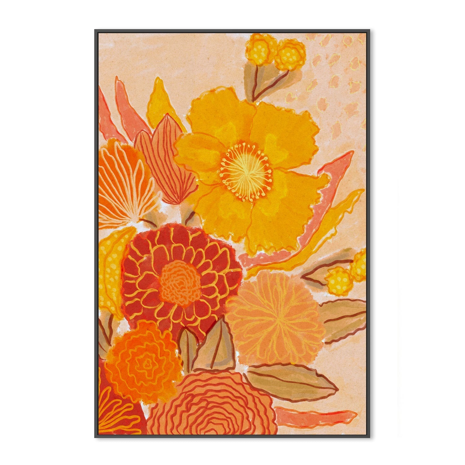 wall-art-print-canvas-poster-framed-Magic Bouquet-3