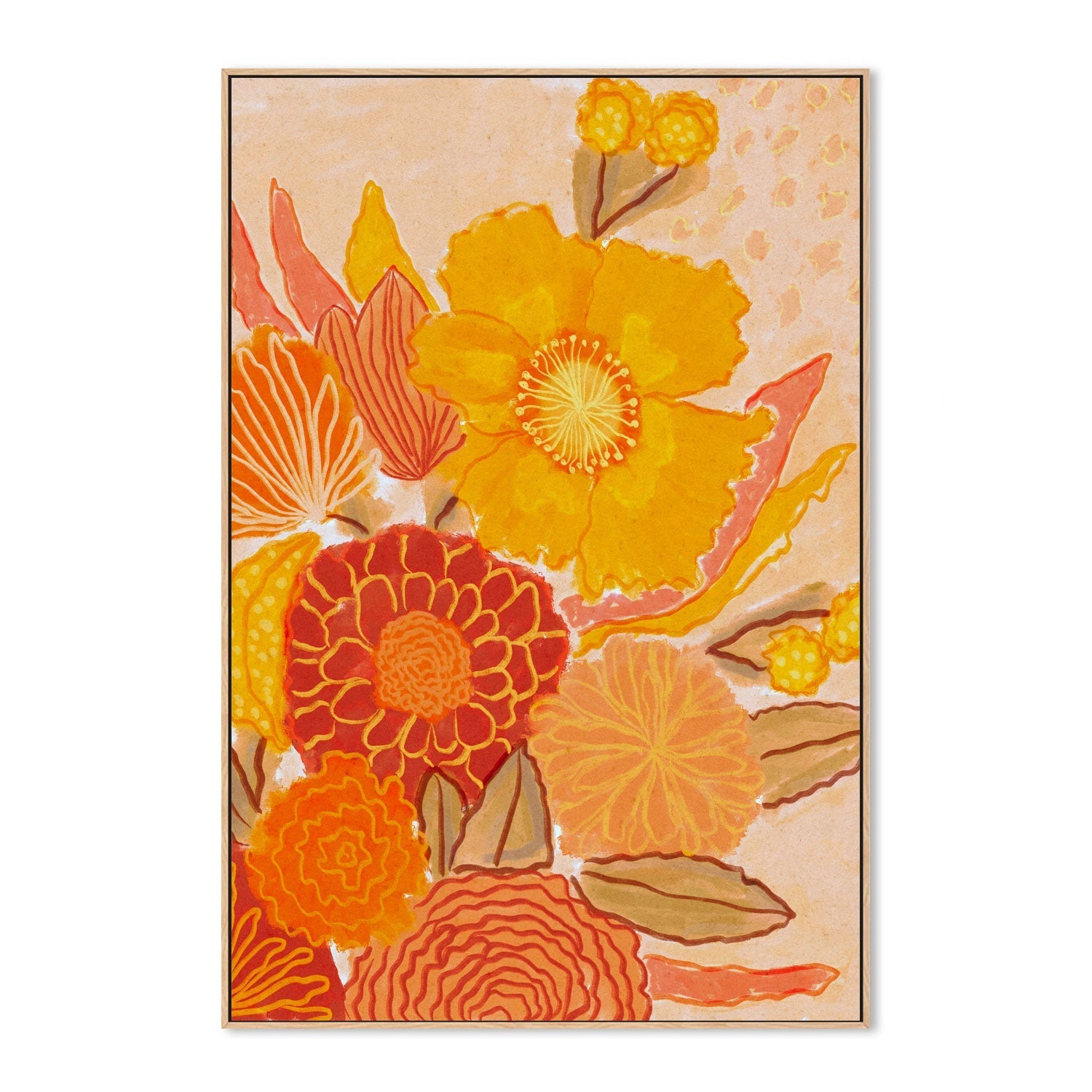 wall-art-print-canvas-poster-framed-Magic Bouquet-4