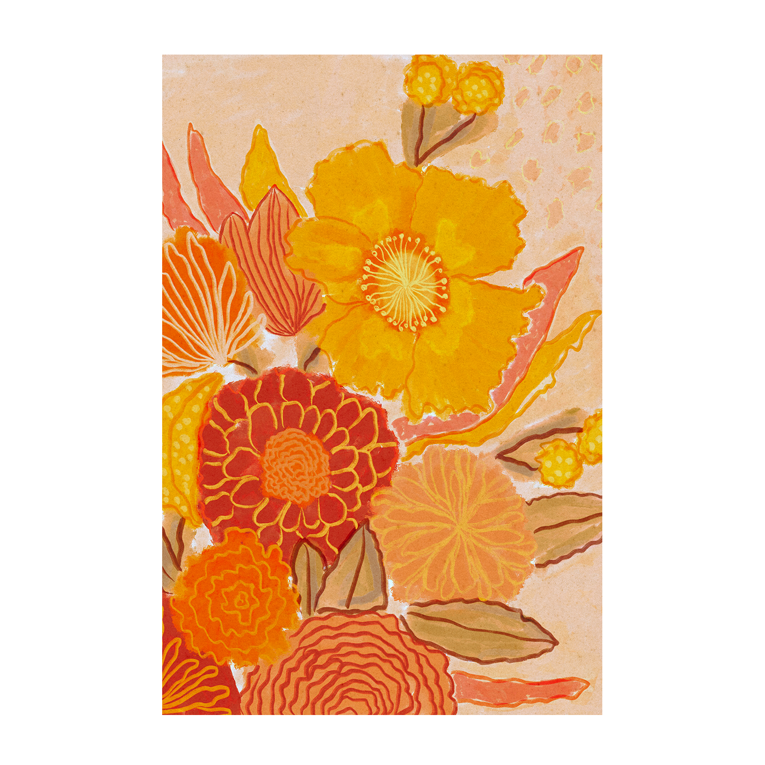 wall-art-print-canvas-poster-framed-Magic Bouquet and Magic Garden, Set of 2-7