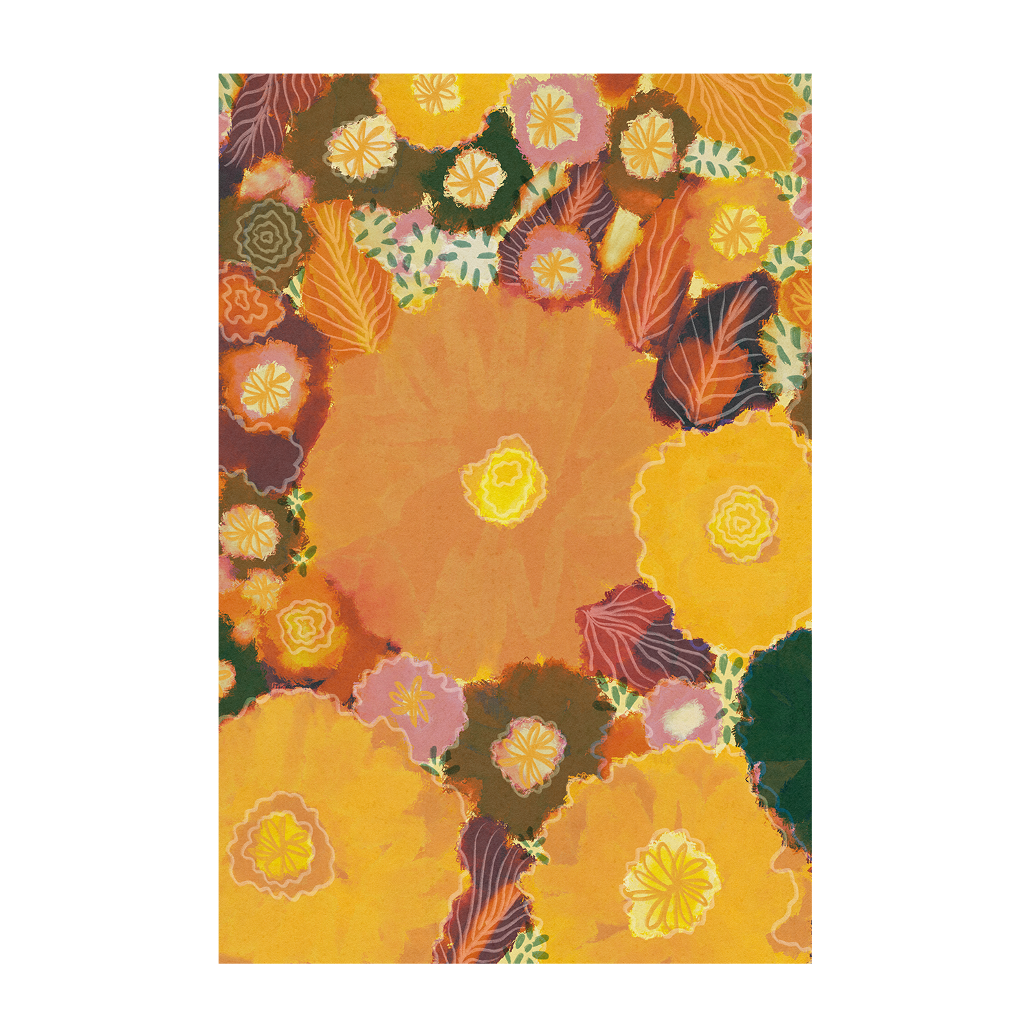 wall-art-print-canvas-poster-framed-Magic Bouquet and Magic Garden, Set of 2-8