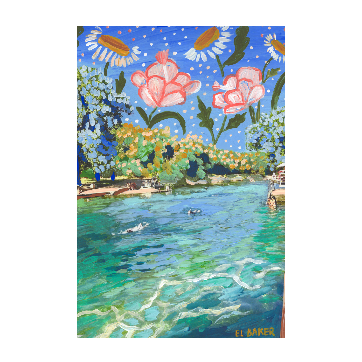 wall-art-print-canvas-poster-framed-Magic Garden , By Eleanor Baker-1