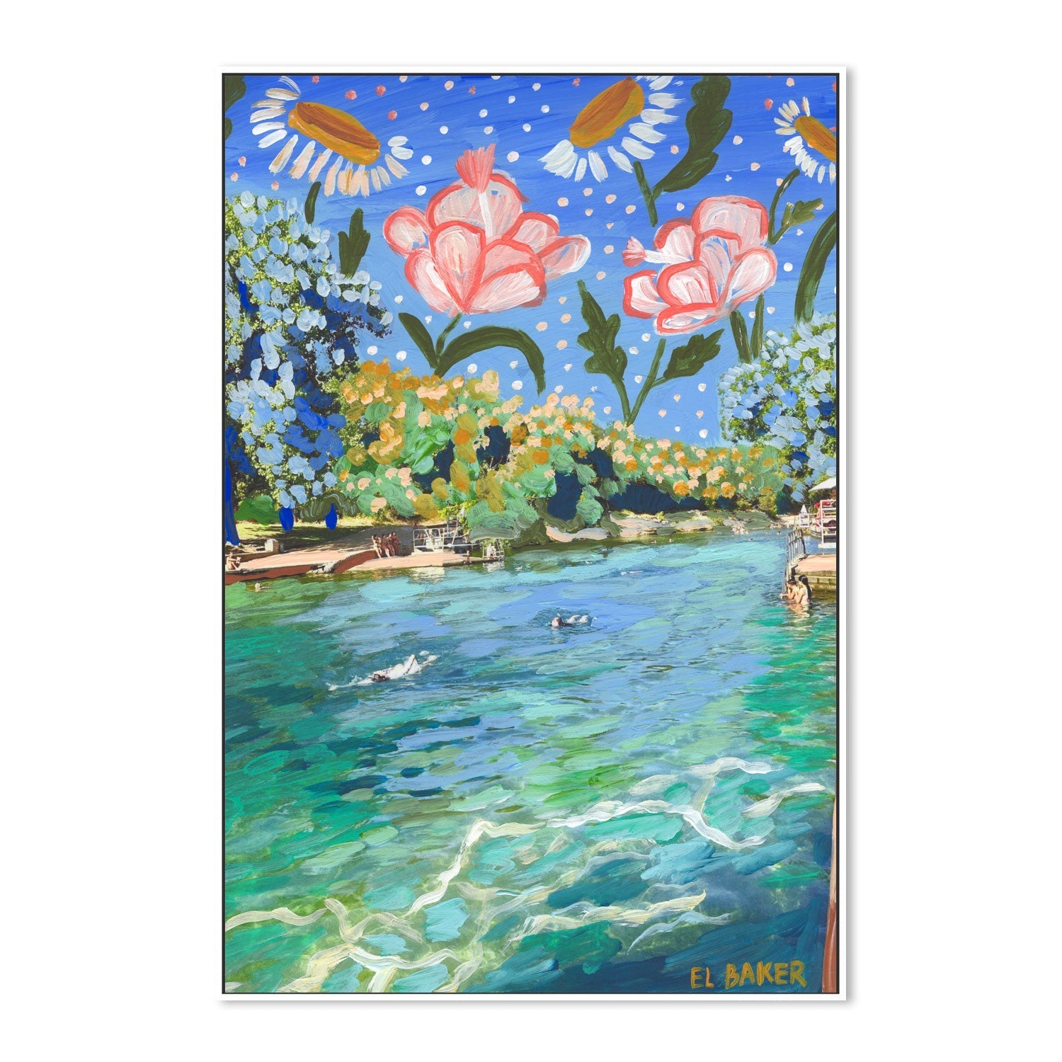 wall-art-print-canvas-poster-framed-Magic Garden , By Eleanor Baker-5