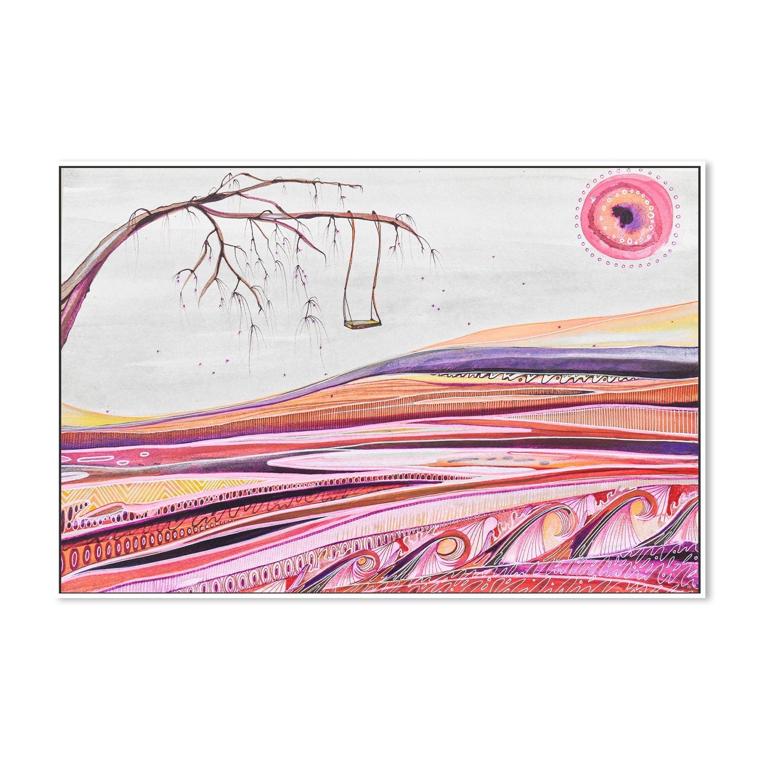 wall-art-print-canvas-poster-framed-Magic Swing , By Sarah Carlton Art-GIOIA-WALL-ART