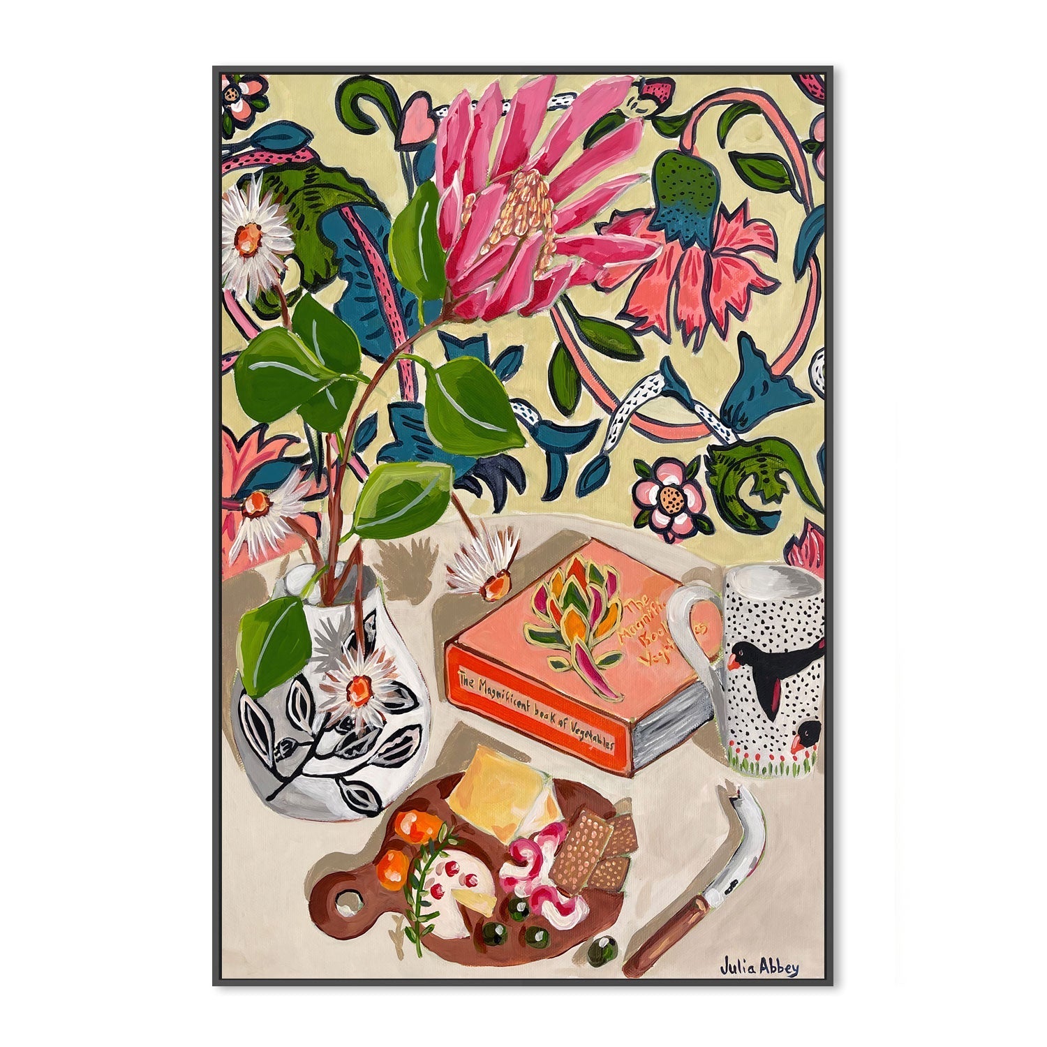 wall-art-print-canvas-poster-framed-Magnificent Vegetables , By Julia Abbey-3