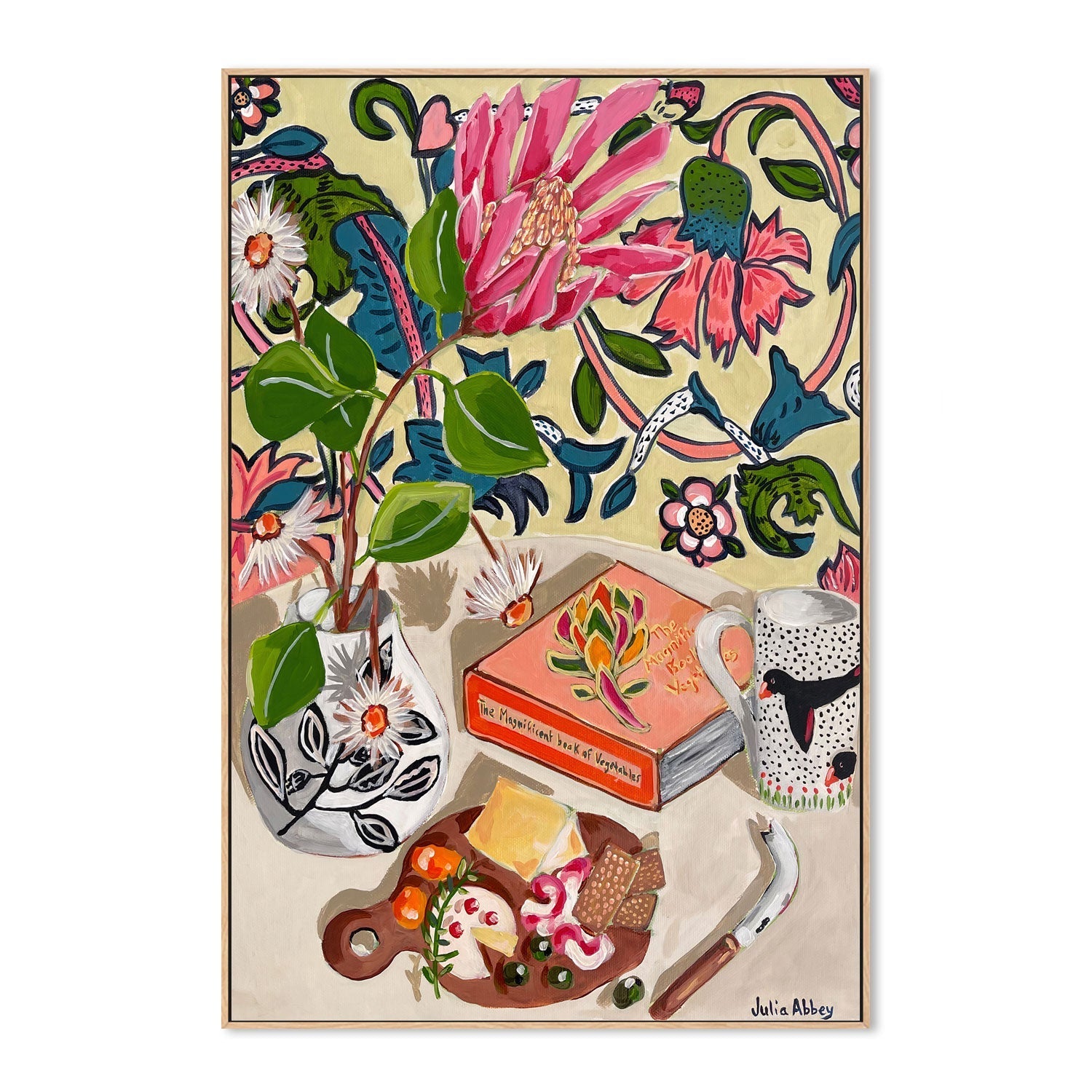 wall-art-print-canvas-poster-framed-Magnificent Vegetables , By Julia Abbey-4
