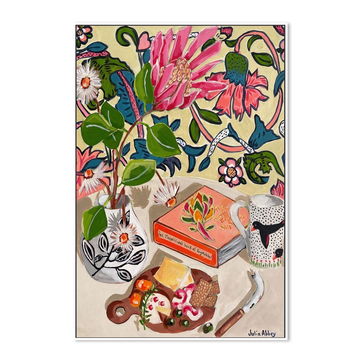 wall-art-print-canvas-poster-framed-Magnificent Vegetables , By Julia Abbey-5