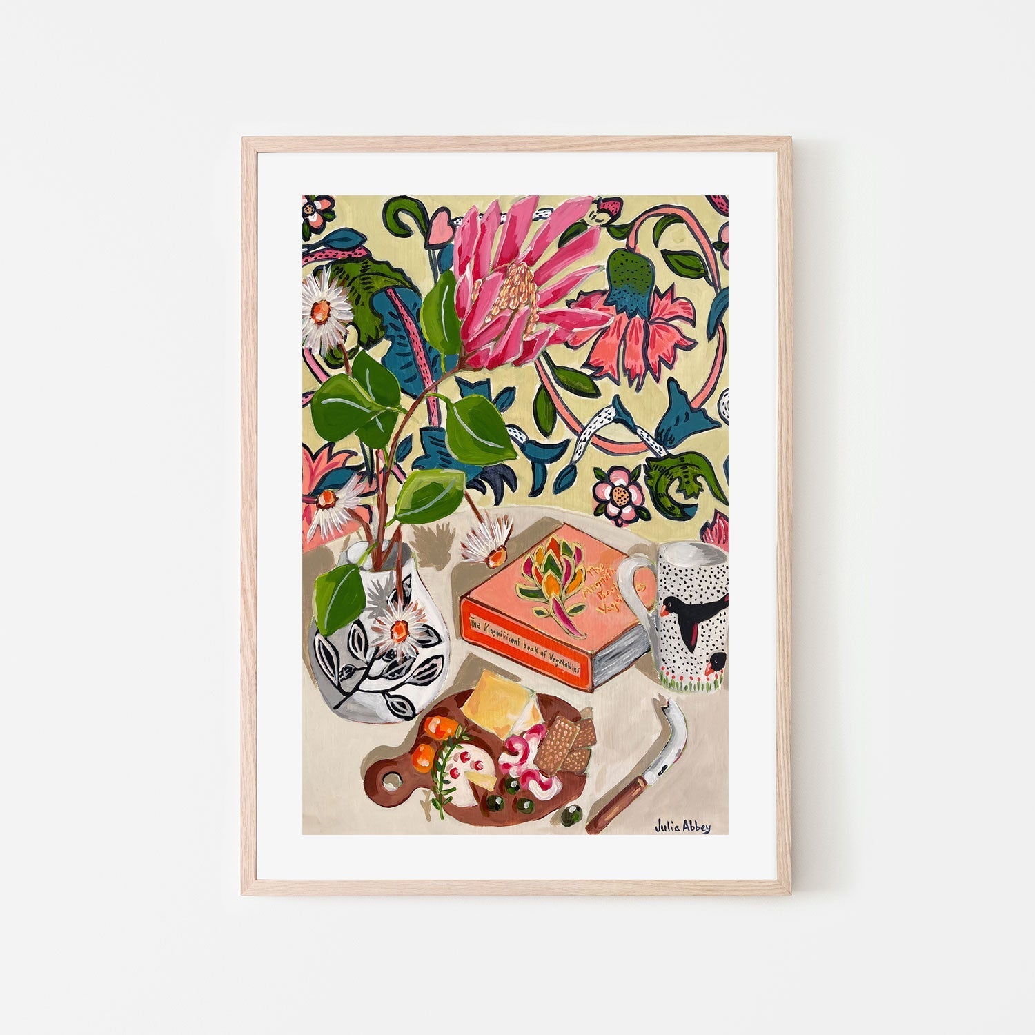 wall-art-print-canvas-poster-framed-Magnificent Vegetables , By Julia Abbey-6