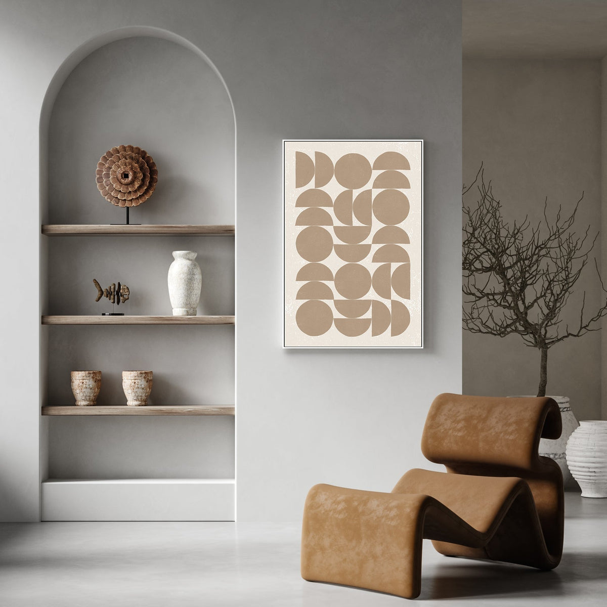 wall-art-print-canvas-poster-framed-Make It Mod, Style B , By Moira Hershey-GIOIA-WALL-ART
