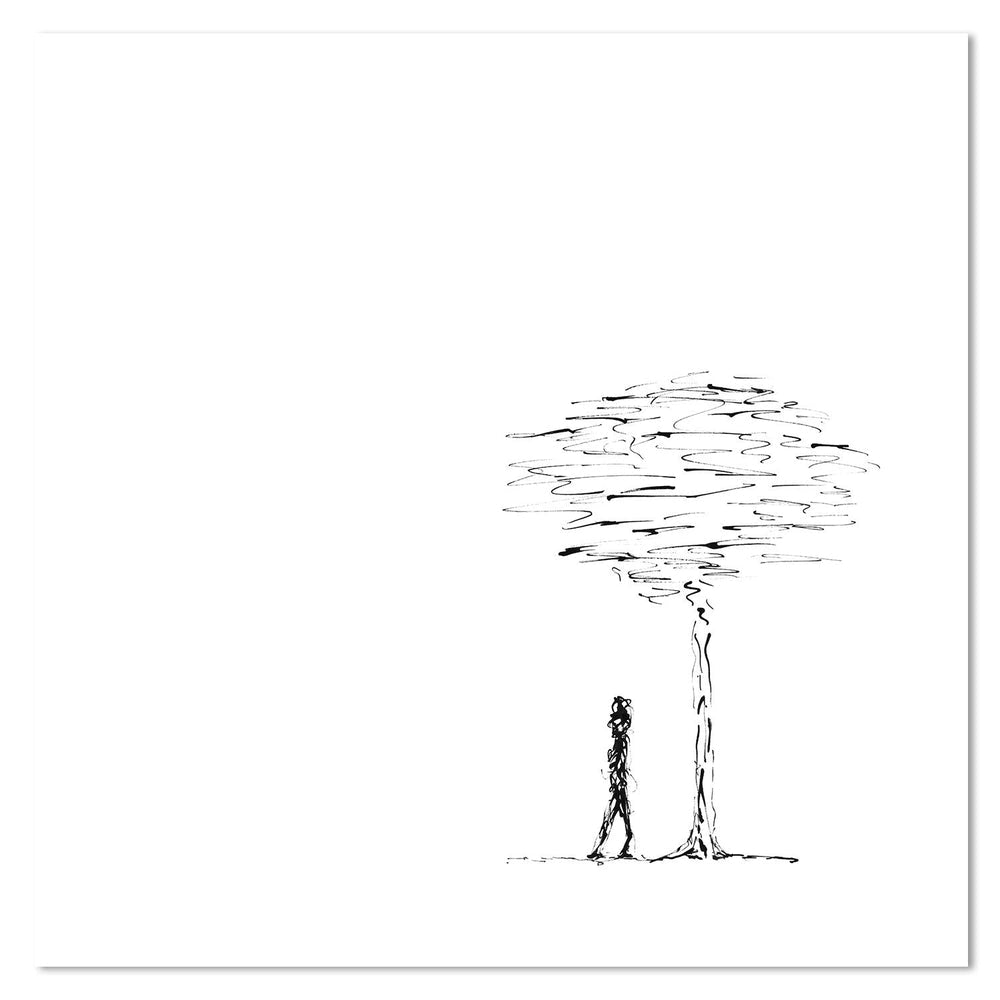 wall-art-print-canvas-poster-framed-Man And Tree-by-Danushka Abeygoda-Gioia Wall Art