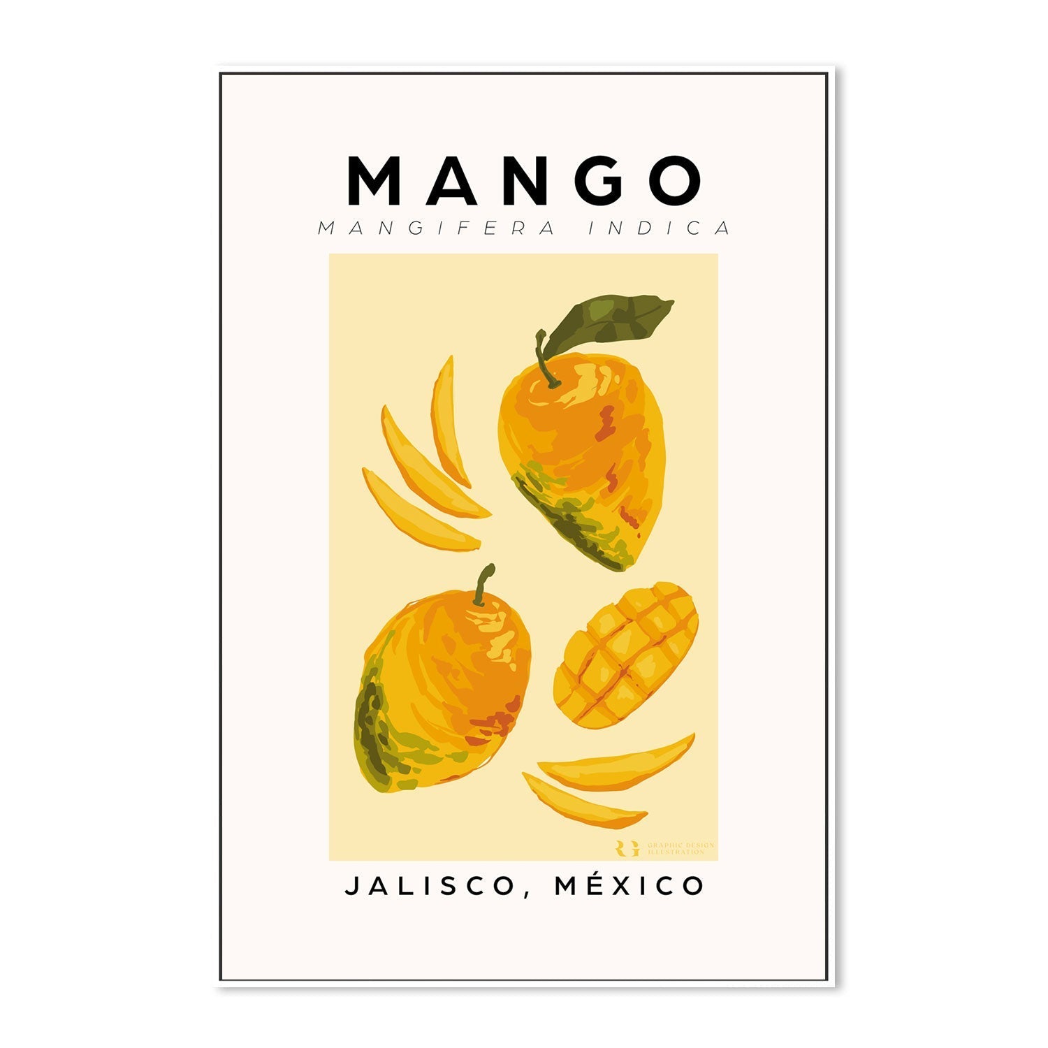 wall-art-print-canvas-poster-framed-Mango-by-Rosalyn Gray-Gioia Wall Art