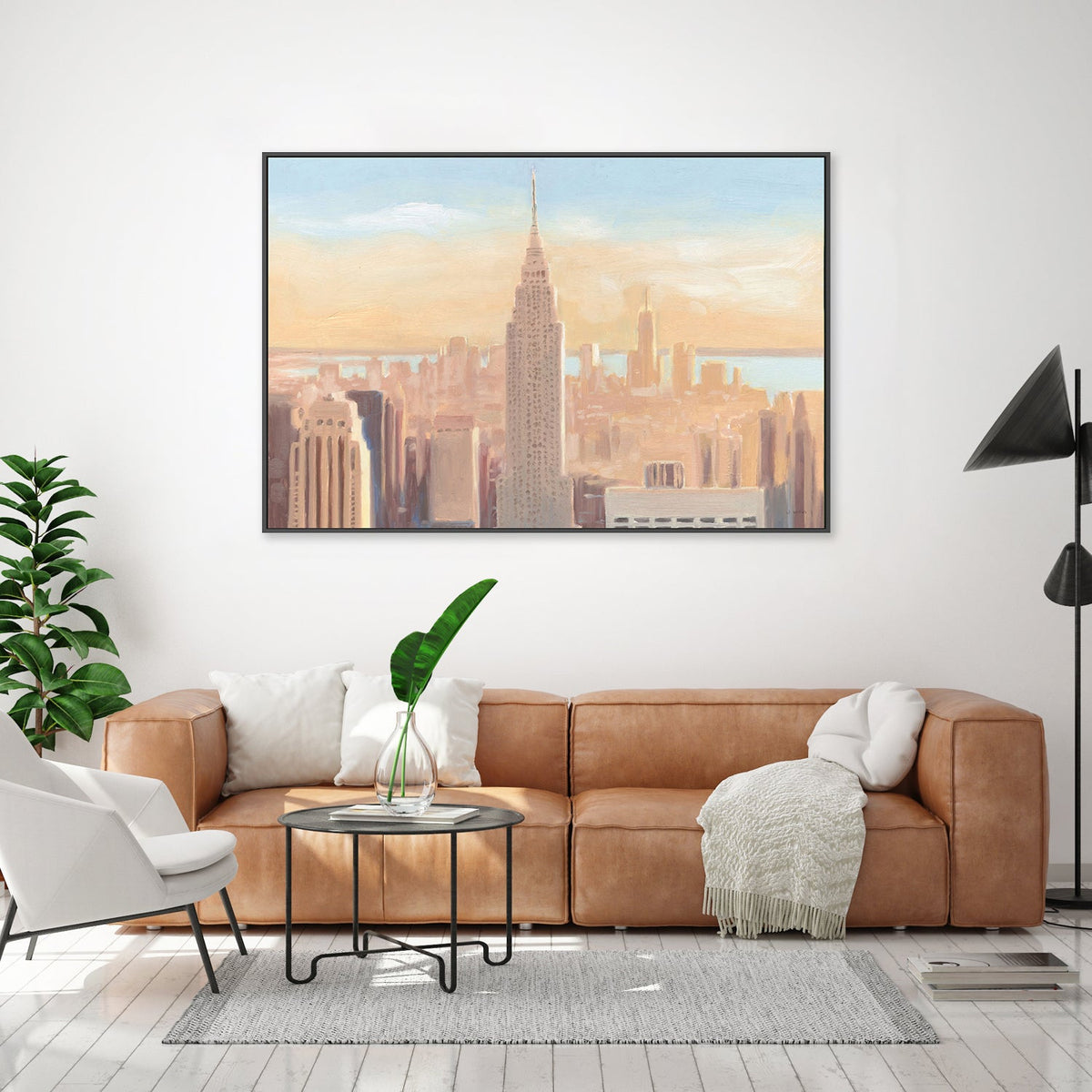 wall-art-print-canvas-poster-framed-Manhattan Dawn-by-James Wiens-Gioia Wall Art