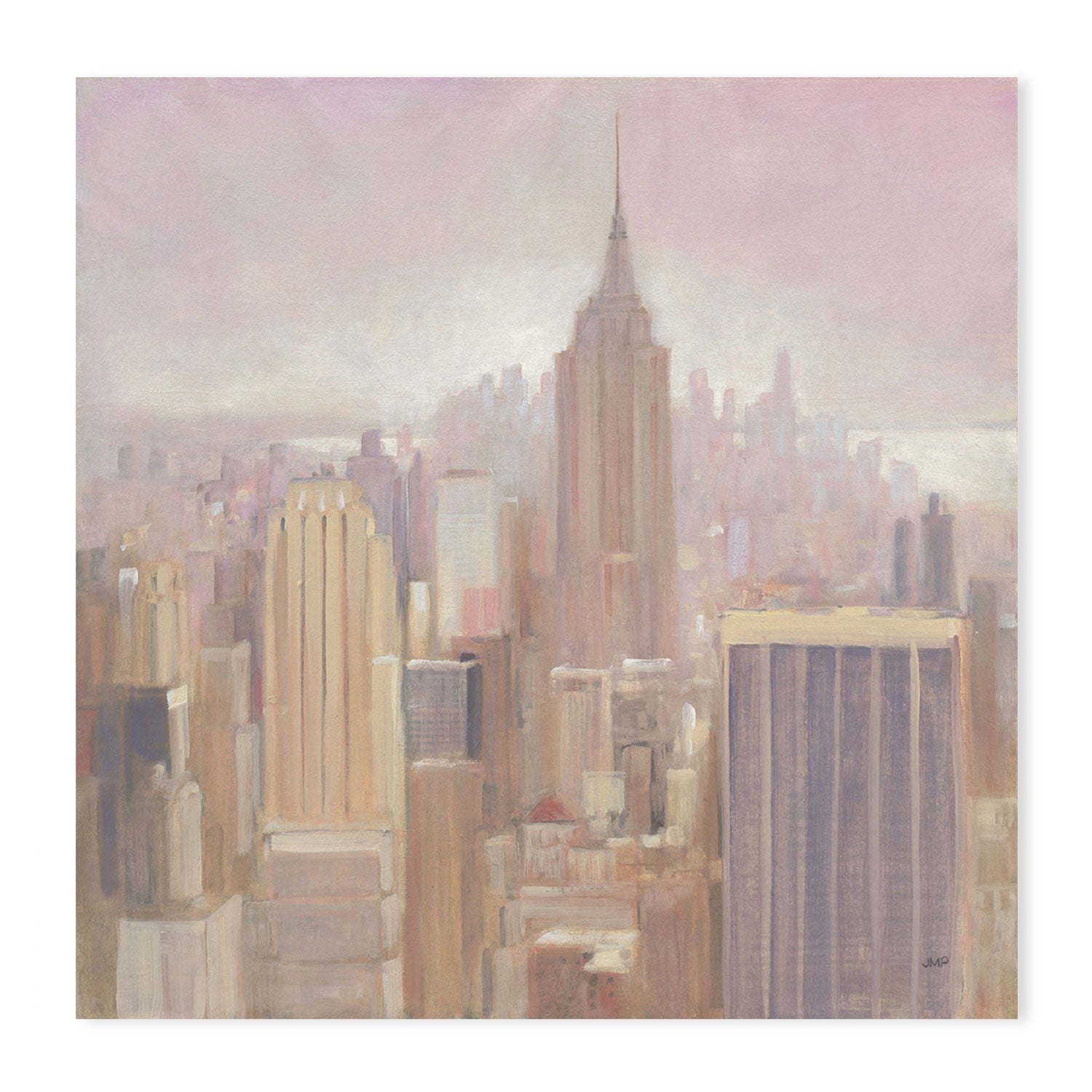 wall-art-print-canvas-poster-framed-Manhattan in the Mist-by-Julia Purinton-Gioia Wall Art