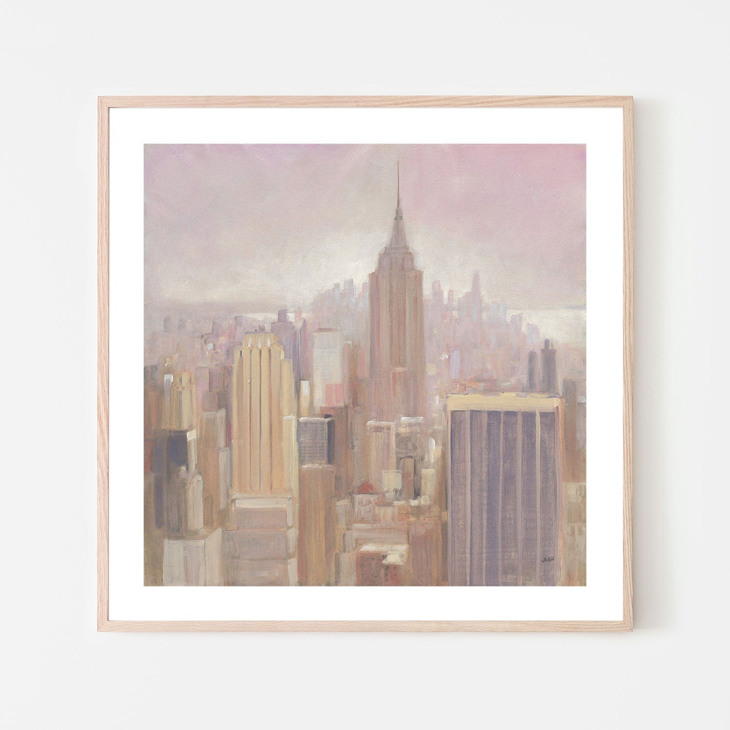 wall-art-print-canvas-poster-framed-Manhattan in the Mist-by-Julia Purinton-Gioia Wall Art