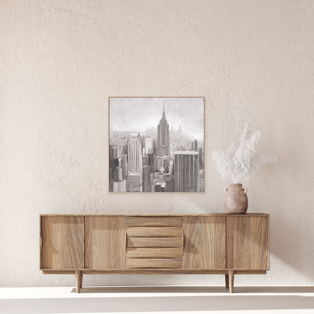 wall-art-print-canvas-poster-framed-Manhattan in the Mist Gray-by-Julia Purinton-Gioia Wall Art