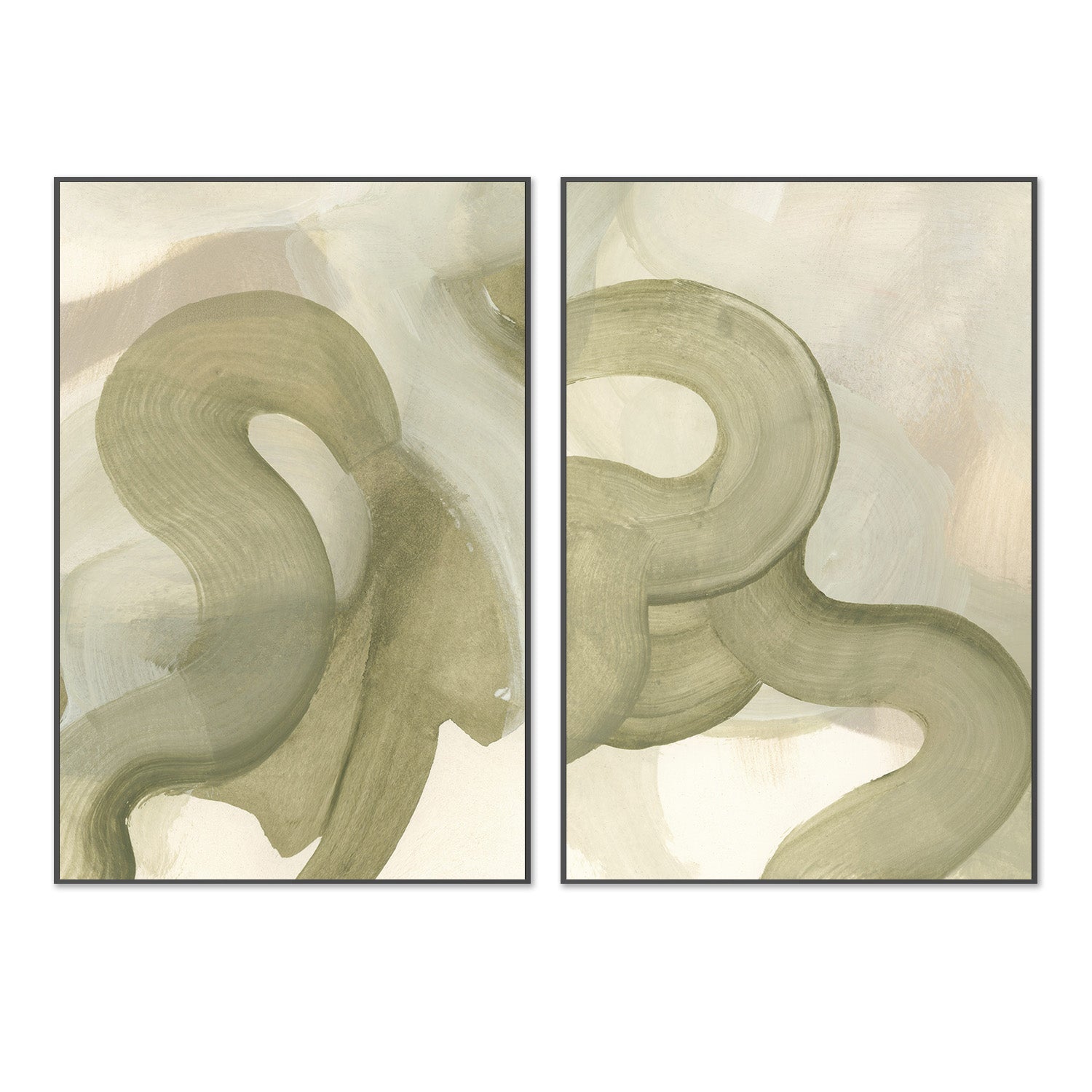 wall-art-print-canvas-poster-framed-Manor, Set of 2-3