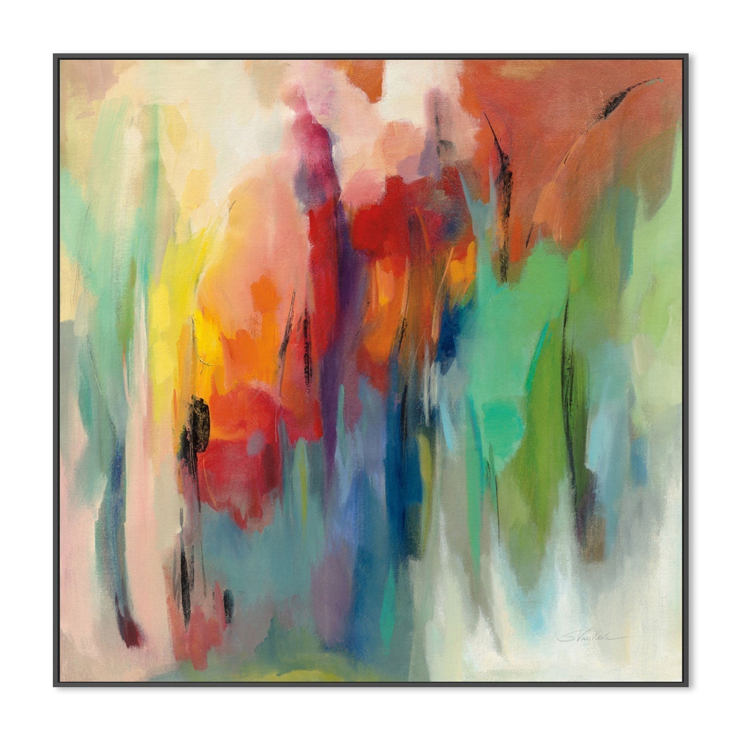 wall-art-print-canvas-poster-framed-March Rainbow-by-Silvia Vassileva-Gioia Wall Art