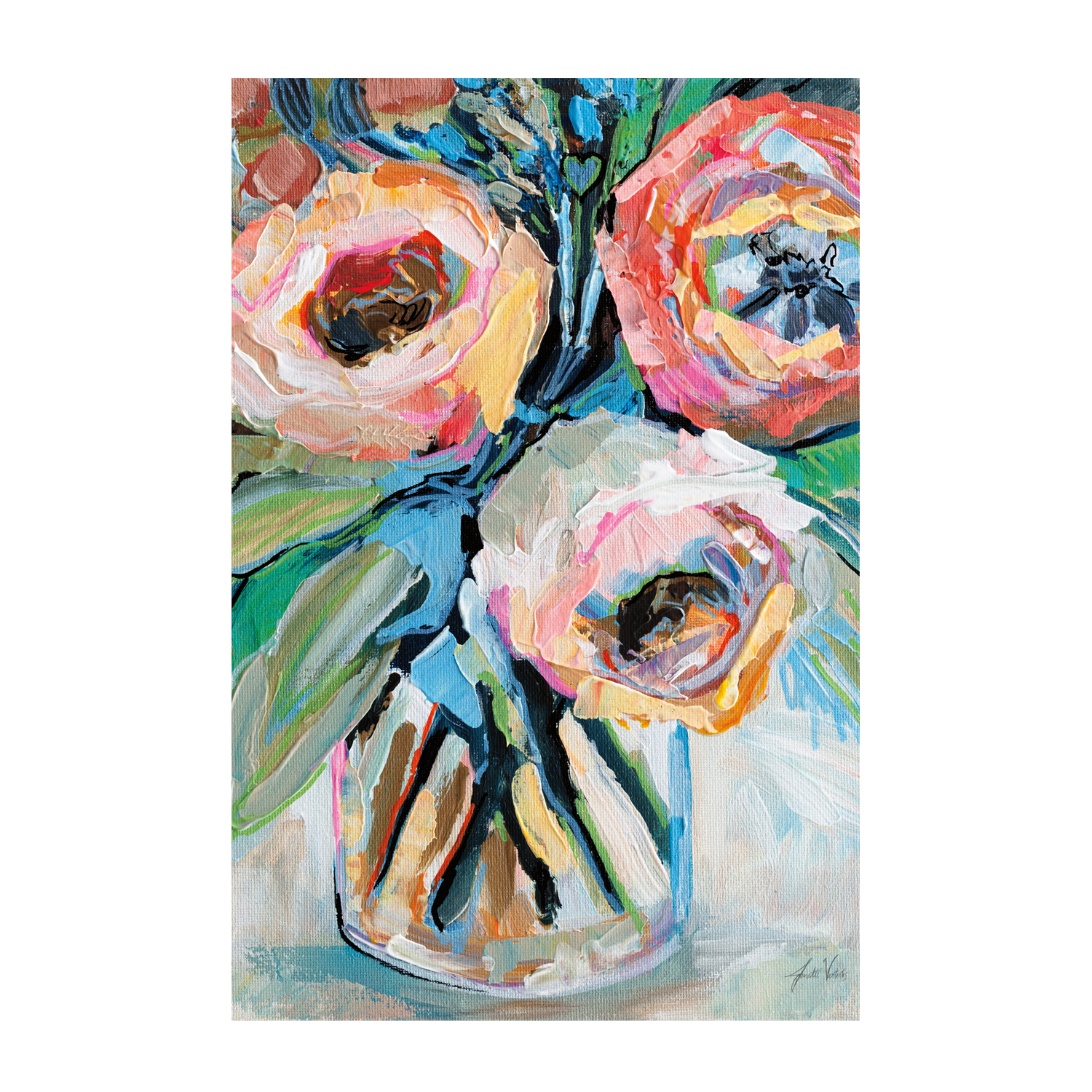 wall-art-print-canvas-poster-framed-Marias Bouquet , By Jeanette Vertentes-1