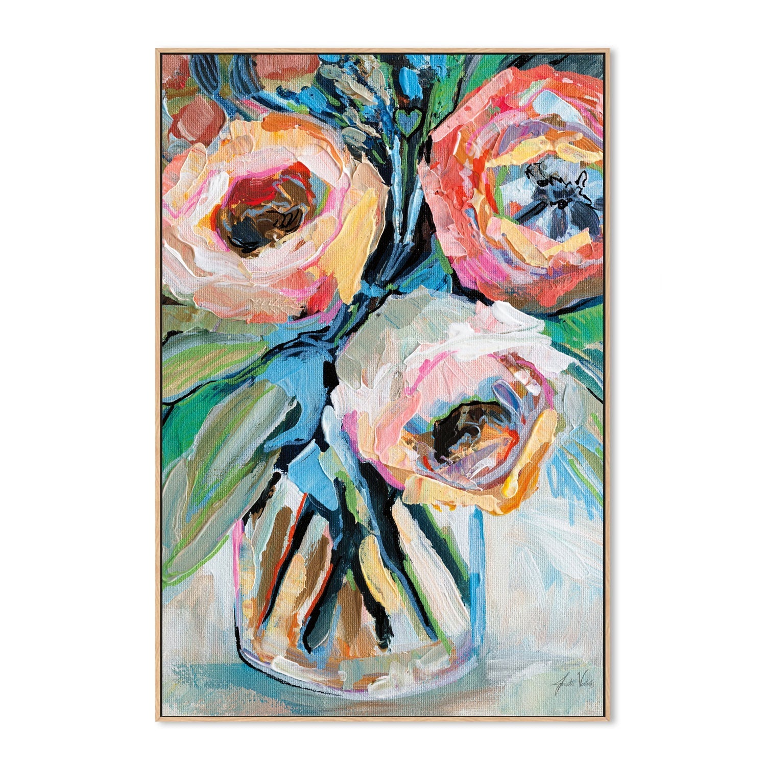 wall-art-print-canvas-poster-framed-Marias Bouquet , By Jeanette Vertentes-4